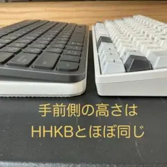 MX KEYS mini용 베이스 플레이트 HHKB 높이로 스노우 화이트