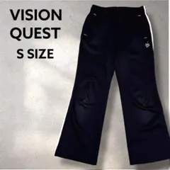 ✨ビジョンクエスト✨ ジャージ パンツ サイドライン レディース ブラック S