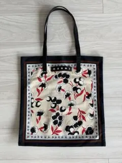 MARNI フラワープリント バンダナ トートバッグ