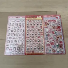 【正規品】ハローキティボンボンドロップシール 3点セット