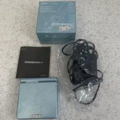 【動作確認済】任天堂ゲームボーイアドバンス　SPパールブルー本体箱付き