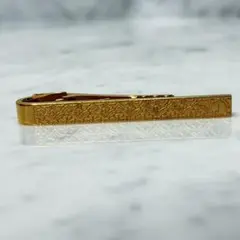 美品 dunhill ダンヒル ネクタイピン ゴールド 金 総柄 art
