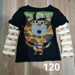 JAM カモフラ　長袖Tシャツ　ロンT　 120