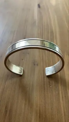 シルバーバングル シンプルデザイン