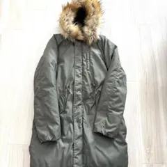 earth music&ecology モッズコート リバーシブルカーキ M