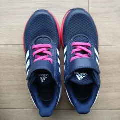 adidas キッズシューズ ネイビー/ピンク