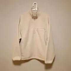 ☆最終価格☆ユニクロ フリースオーバーサイズハーフジッププルオーバー ナチュラル