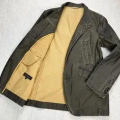 ジョセフアブード テーラードジャケット ブラックデニム調 ヴィンテージ加工