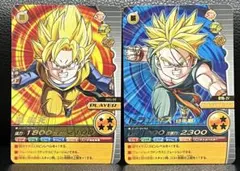 まとめ買いで20%引、ドラゴンボールデータカードダス 孫悟天、トランクス、金レア