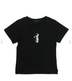 melt the lady mm クロップドトリムTシャツ　ブラック melt the lady Tシャツ - メルカリ