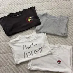 おしゃれ✨人気✨まとめ売り❤️Tシャツ 4枚セット 洗い替え　保育園のサムネイル
