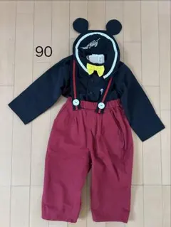 ミッキーマウス ミッキー リトシー セットアップ コスチューム 90