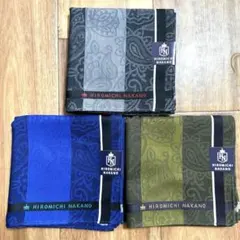 【新品】HIROMICHI NAKANO ハンカチ 3枚セットのサムネイル