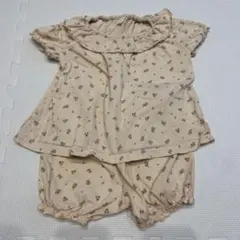 après les cours 花柄パジャマ上下セット 110 キッズ　子供