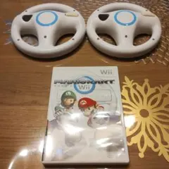 マリオカートWii　wiiハンドル付き