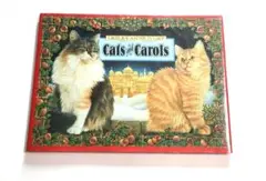 レスリーアンアイボリー　cat and carols 絵本　猫　イラスト　洋書