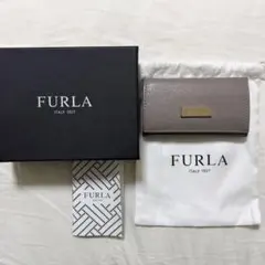 【翌日発送】 FURLA フルラ グレー キーケース 6連