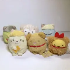 すみっコぐらし てのりぬいぐるみ　お正月(いぬ年) コンプリートセット