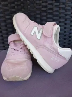 【 KIDS/19cm 】　New Balance　 373 ピンクスニーカー