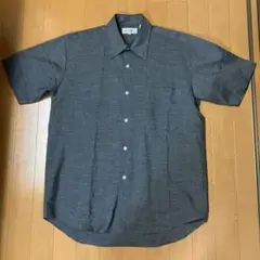 Poll Nellson 半袖シャツ 麻混 グレー サイズM