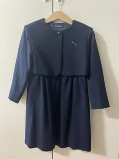 familiar 115 ネイビー ドレス