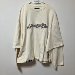 25AW NOWOSスキッパーネック ロゴスウェット Sweat shirt - メルカリ