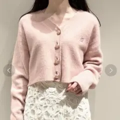 クロップドメタルボタンカーディガン/スナイデル