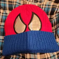 スパイダーマン　ユニバ　ニット帽