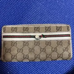 グリーン 長財布