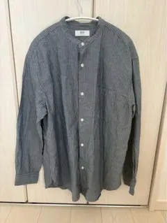 UNIQLO ストライプ ボタンアップシャツ M