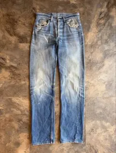 80s Levis 501 赤文字タグ ハチマル最終 USA製 W30 ペンキ
