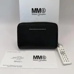 MM6 コインケース　カードケース　コインパース　ブラック　ラウンドジップのサムネイル