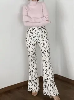 Side Slit High-waist Pants