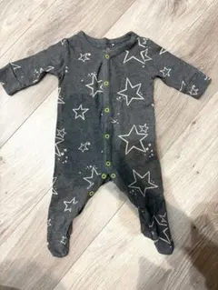 next baby 星柄ロンパース グレー 3M