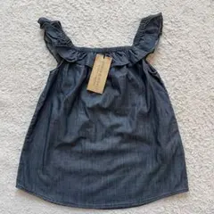 週末値下げ！新品！DENIM&SUPPLY ラルフローレン　デニムフリルブラウス