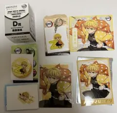 鬼滅の刃　我妻善逸　缶バッジ　キーホルダー　他