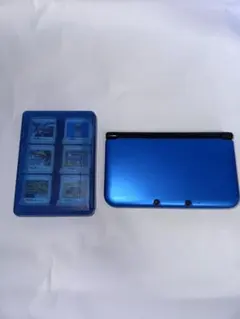 Nintendo 3DS LL 青 本体 カセット19個付き