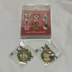 新品　東京ディズニーランド　クリスマス クリップ　ピン　TDR 平成レトロ　限定