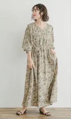 【新品】花柄ワンピース ITEMS URBAN RESEARCH
