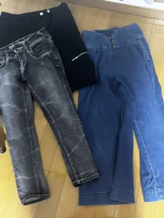 デニムパンツ 3点セット