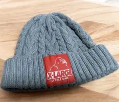 X-LARGE リトルワン ニット帽 グレー F
