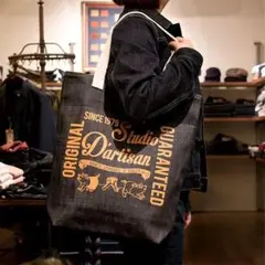 STUDIO D'ARTISAN トートバッグ 7547 ネイビー - メルカリ