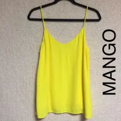 MANGO マンゴー キャミソール トップス イエロー シンプルのサムネイル