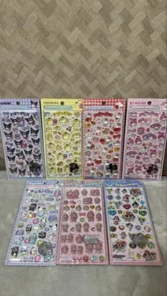 み*ー様 【正規品】ボンボンドロップシールうるちゅるSEALサンリオ モンチッチ