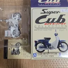 アオシマ　コレクション　ホンダスーパーカブ1/24scale（警察仕様車）