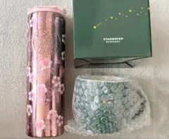 Starbucks 桜の花柄タンブラーとマグカップセット