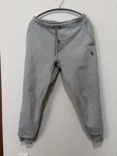 ポロ刺繍 グレー スウェットパンツ ラルフローレン スエット