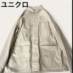 ベージュ スプリングコース　コート　ユニクロ