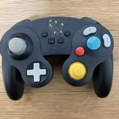 【レア】Switch用　GCコンワイヤレスコントローラー　ブラッキーエディション