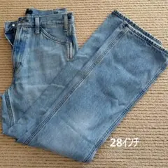 ユニクロ　ライトブルー 28インチ ストレートデニム